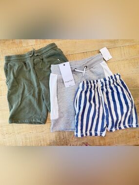 3 pairs boys kids shorts Zara H&M sovereign code summer